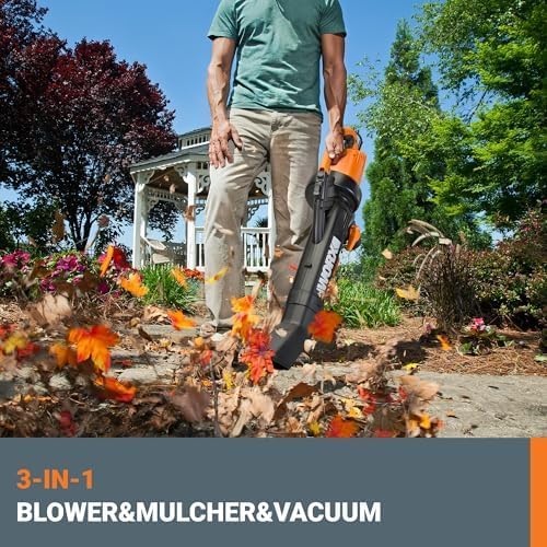 🍃 3-in-1 Electric Leaf Blower, Vacuum & Mulcher – Your Ultimate Garden Tool! 🌟