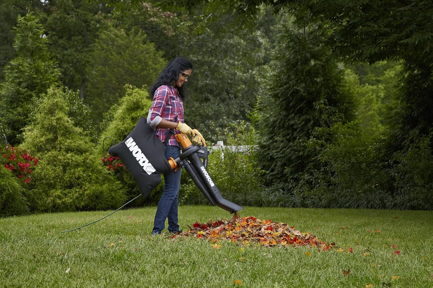 🍃 3-in-1 Electric Leaf Blower, Vacuum & Mulcher – Your Ultimate Garden Tool! 🌟